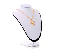 Амулет «Звезда Союза» золотой с бриллиантом, диаметр 30 мм / Charm «Union Star», gold with diamond - JEWELLERY