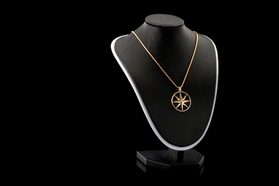 Амулет «Звезда Союза» из латуни, позолоченный / Charm «Union Star», gold plated copper - JEWELLERY