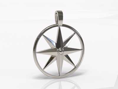 Амулет «Звезда Союза» серебряный / Charm «Union Star», silver - JEWELLERY