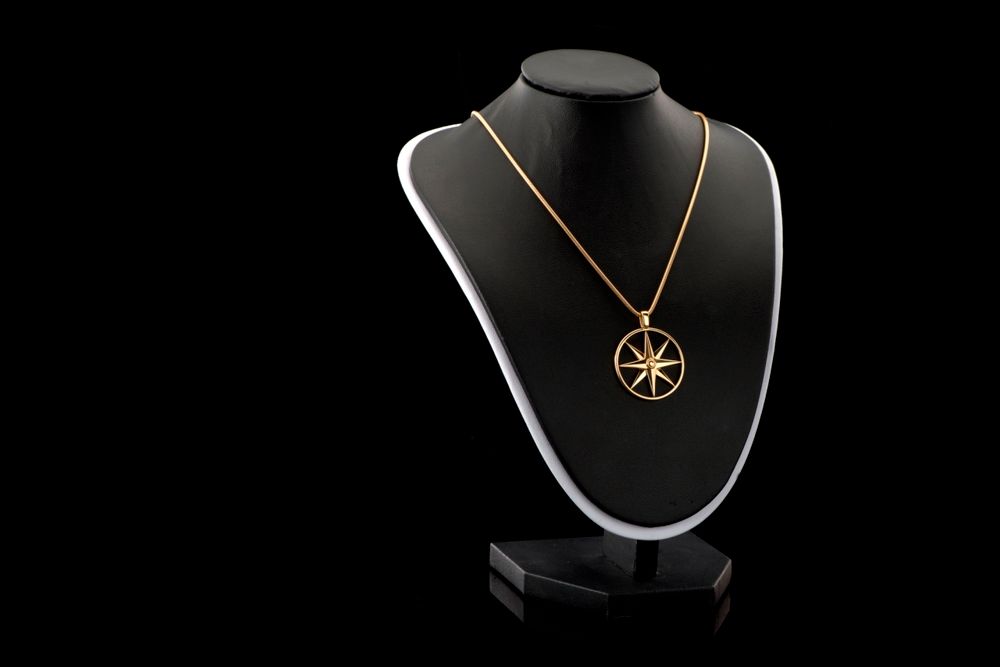 Амулет «Звезда Союза» из меди, позолоченный / Charm «Union Star», gold plated copper - JEWELLERY