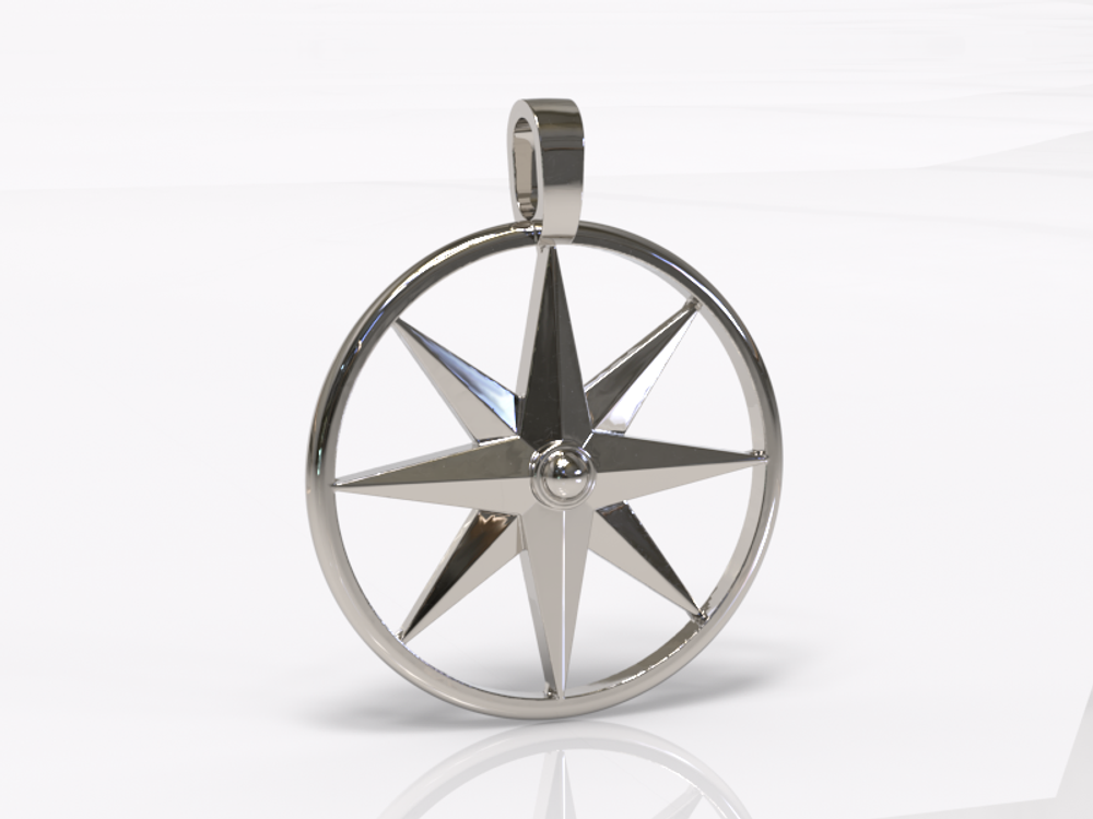 Амулет «Звезда Союза» серебряный / Charm «Union Star», silver - JEWELLERY